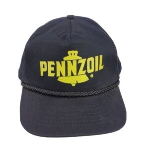 Vintage Pennzoil Baseball Cap Hat Snapback KC one Size Fits All